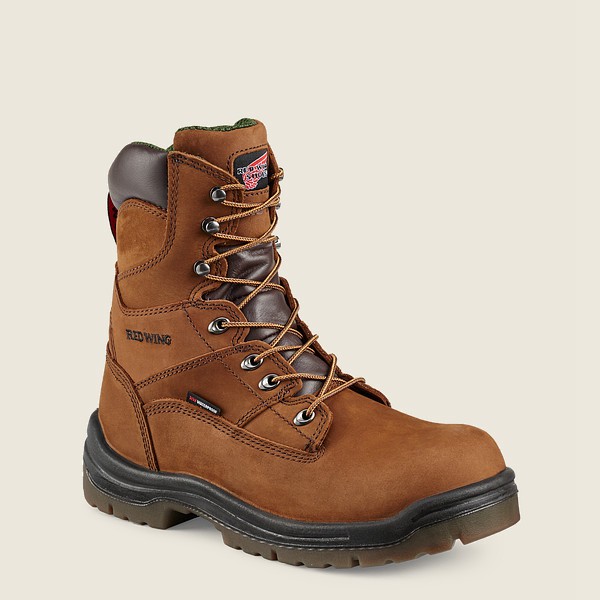 Botas de Seguridad Red Wing Hombre Marrom - King Toe® - 8-Inch Insulated Waterproof Toe - 508-QKZMXJ